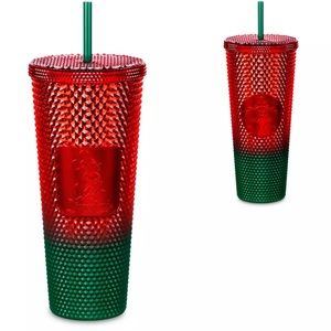 Mickey Mouse Disneyland Holiday Tumbler w Straw